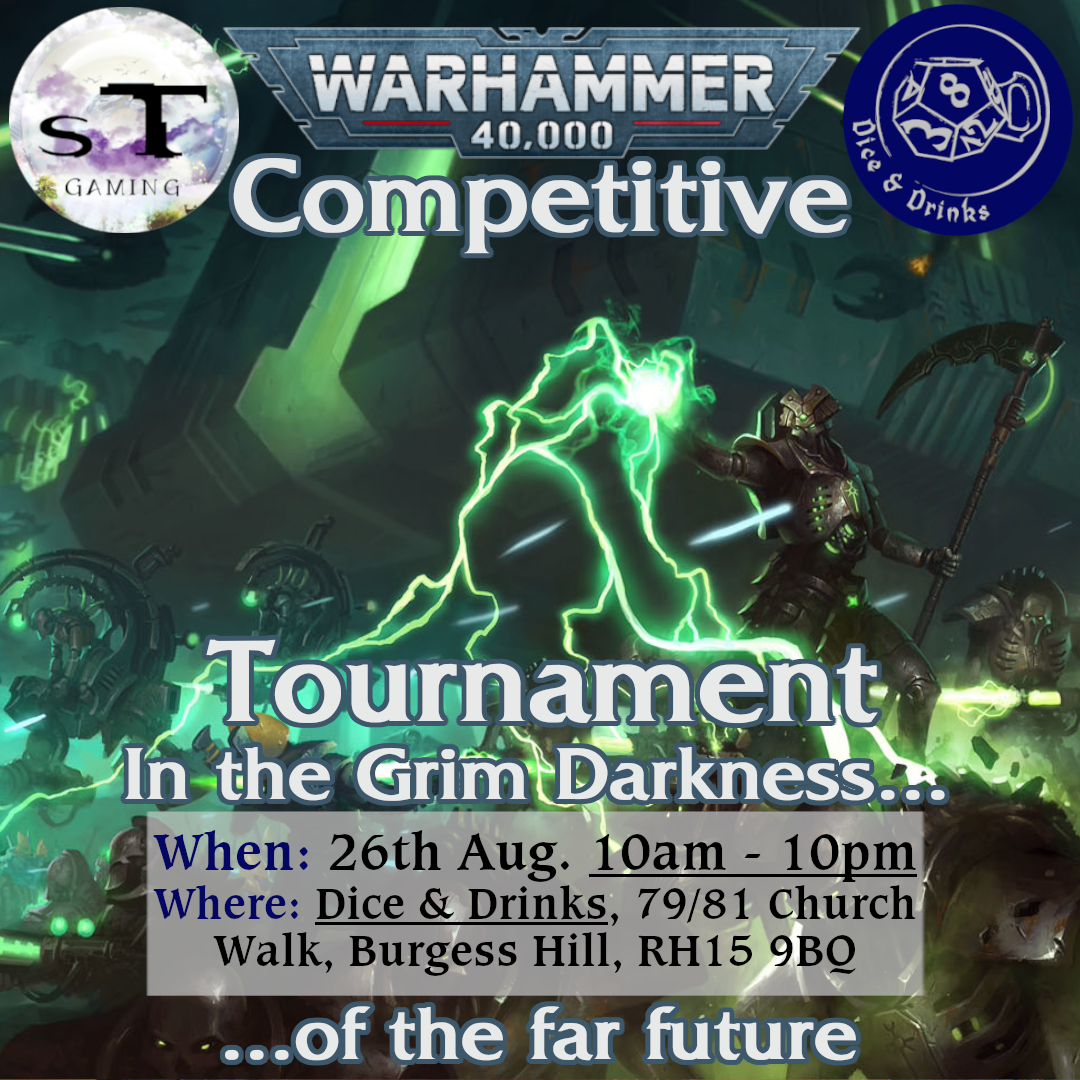 Warhammer 40k: Competitive Tournament - 26th August